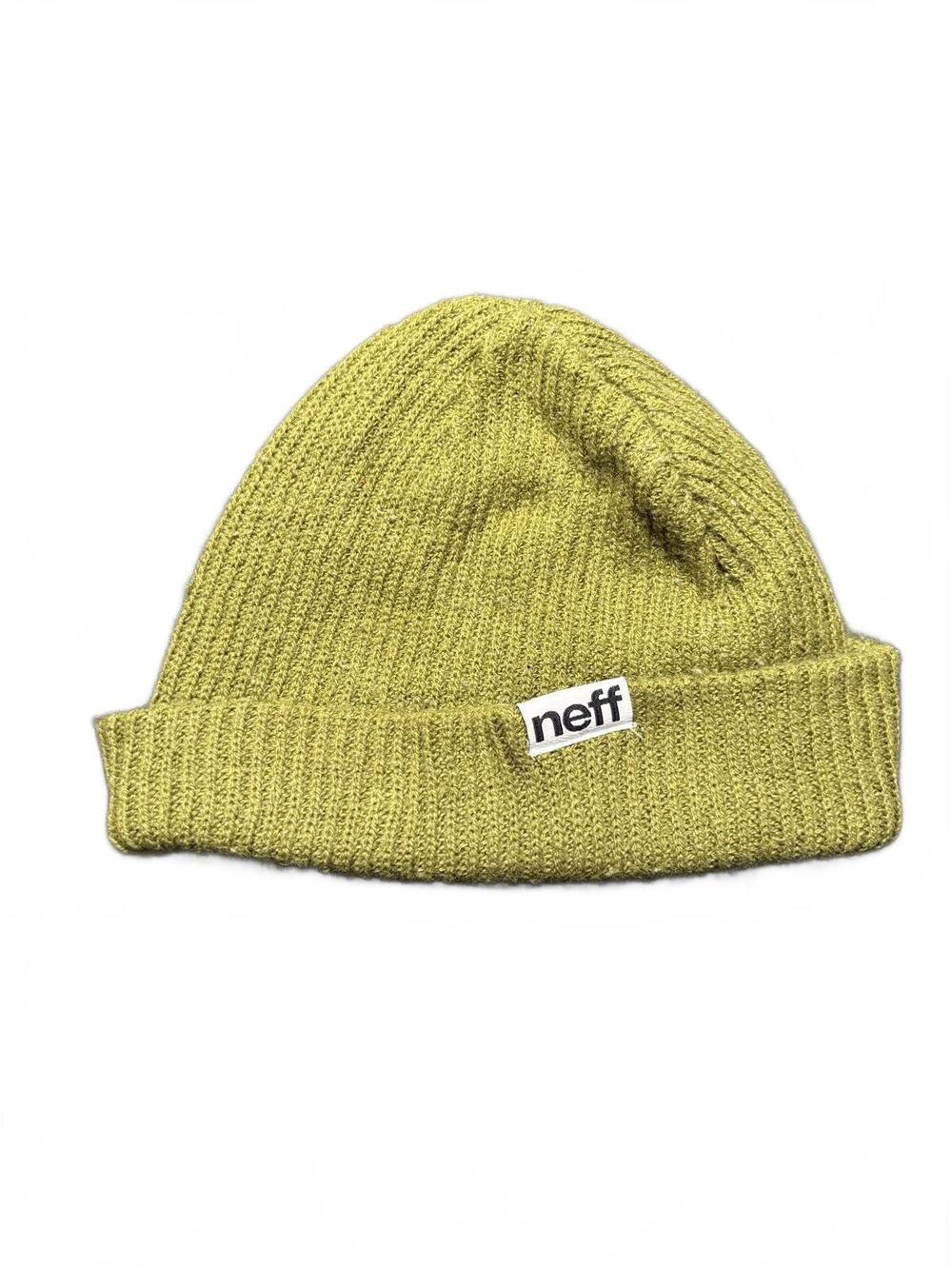Neff Olive Green Knit Beanie Hat